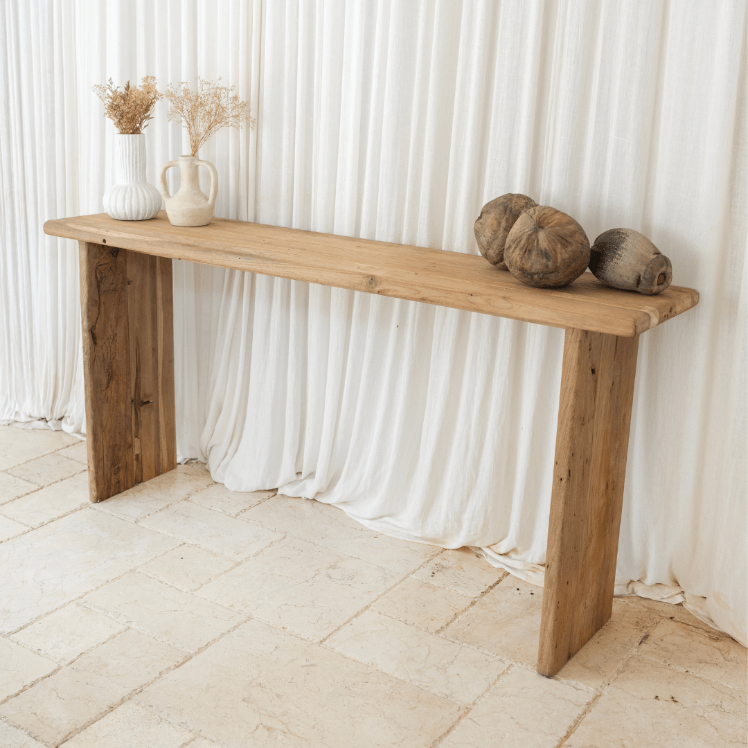 Kayu Alter Wooden Console - PRESALE - BHM HomeStools and Benches
