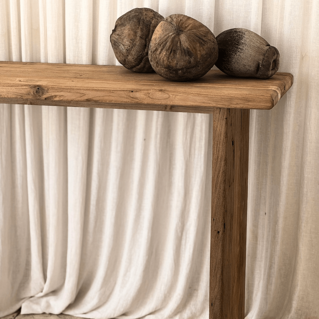 Kayu Alter Wooden Console - PRESALE - BHM HomeStools and Benches