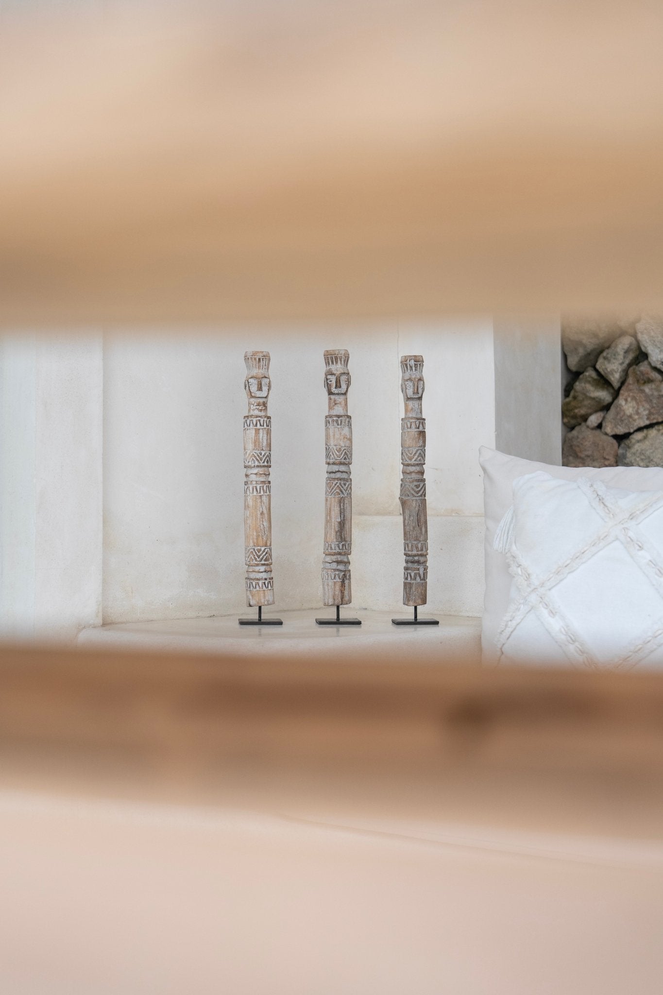 Kayu Totem Statue Set - BHM HomeMirrors and Wall hooks