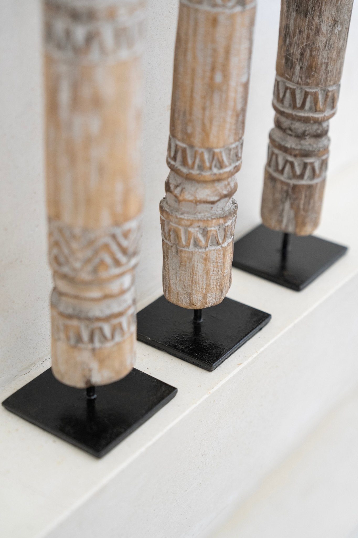 Kayu Totem Statue Set - BHM HomeMirrors and Wall hooks