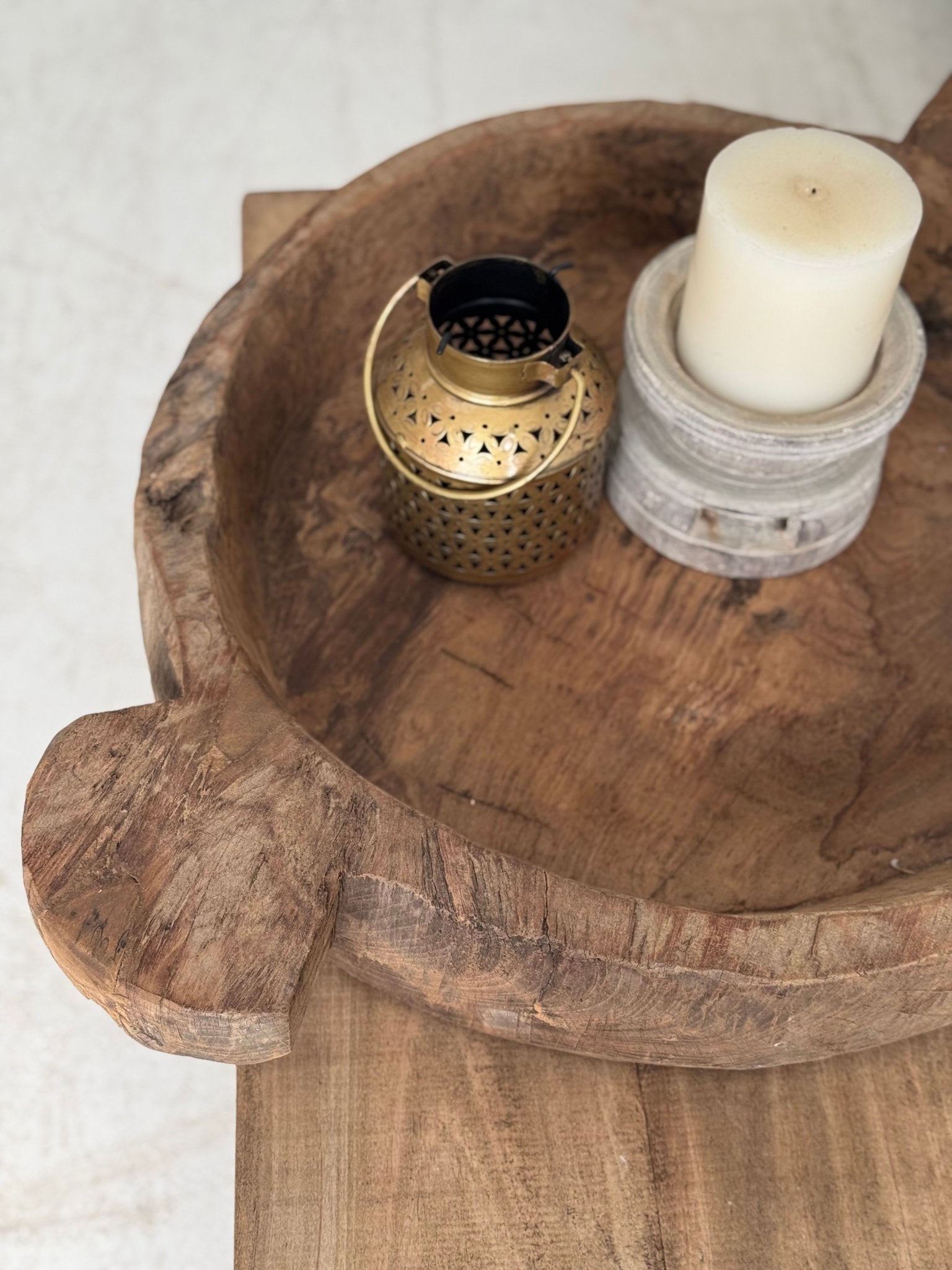 Oversized Antique Bowl 2 - BHM HomeBoards Bowls and Trays