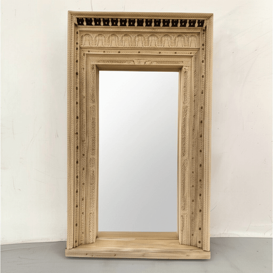 Oversized Vintage Carved Mirror - BHM HomeMirrors and Doors