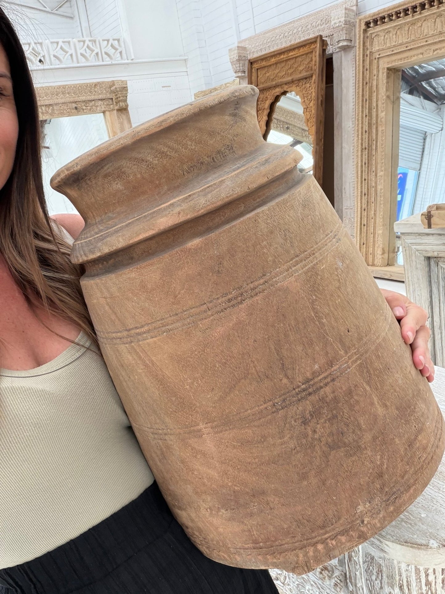 Oversized Vintage Pot - BHM HomePots and Vases