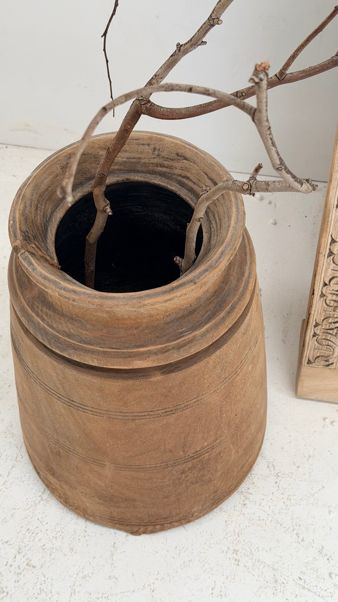 Oversized Vintage Pot - BHM HomePots and Vases