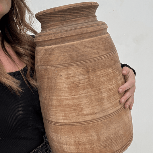 Oversized Vintage Pot | Natural 1 - BHM HomePots and Vases
