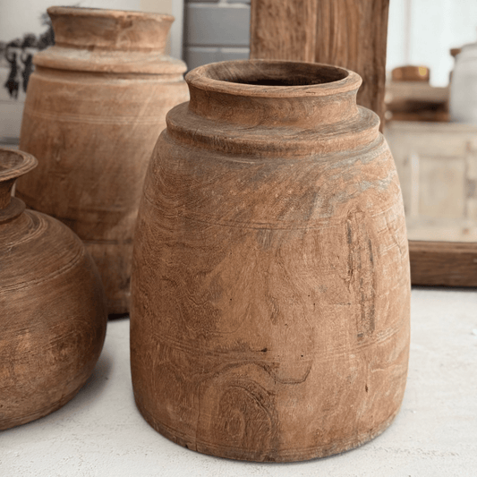 Oversized Vintage Pot | Natural 2 - BHM HomePots and Vases