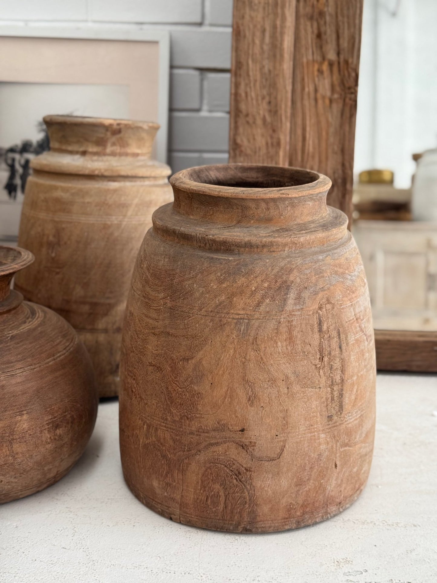 Oversized Vintage Pot | Natural 2 - BHM HomePots and Vases