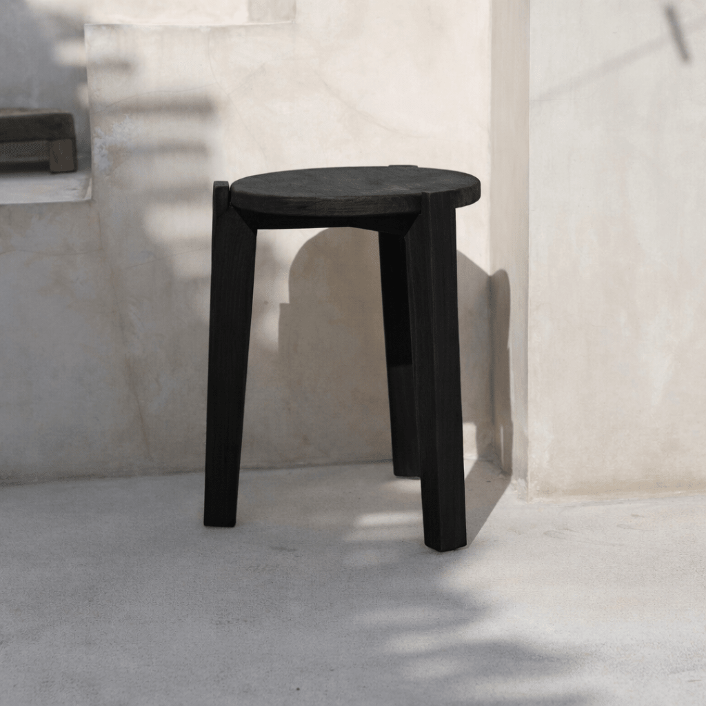 Round Stool - Japan Black - BHM HomeStools and Benches