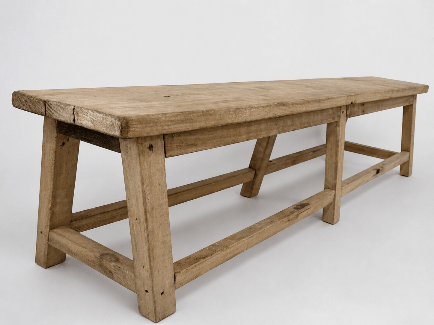 Rustic Natural Bench - BHM HomeStools and Benches