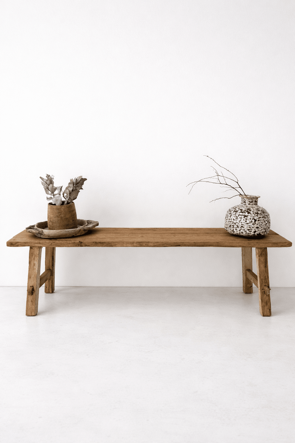 Rustic Teak Bench - BHM HomeStools and Benches