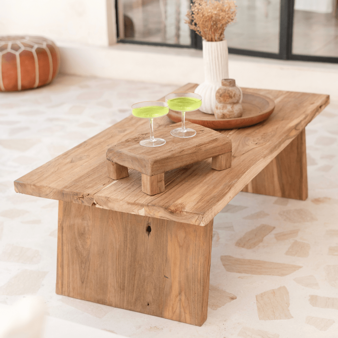 Rustic Teak Coffee Table - BHM HomeConsoles