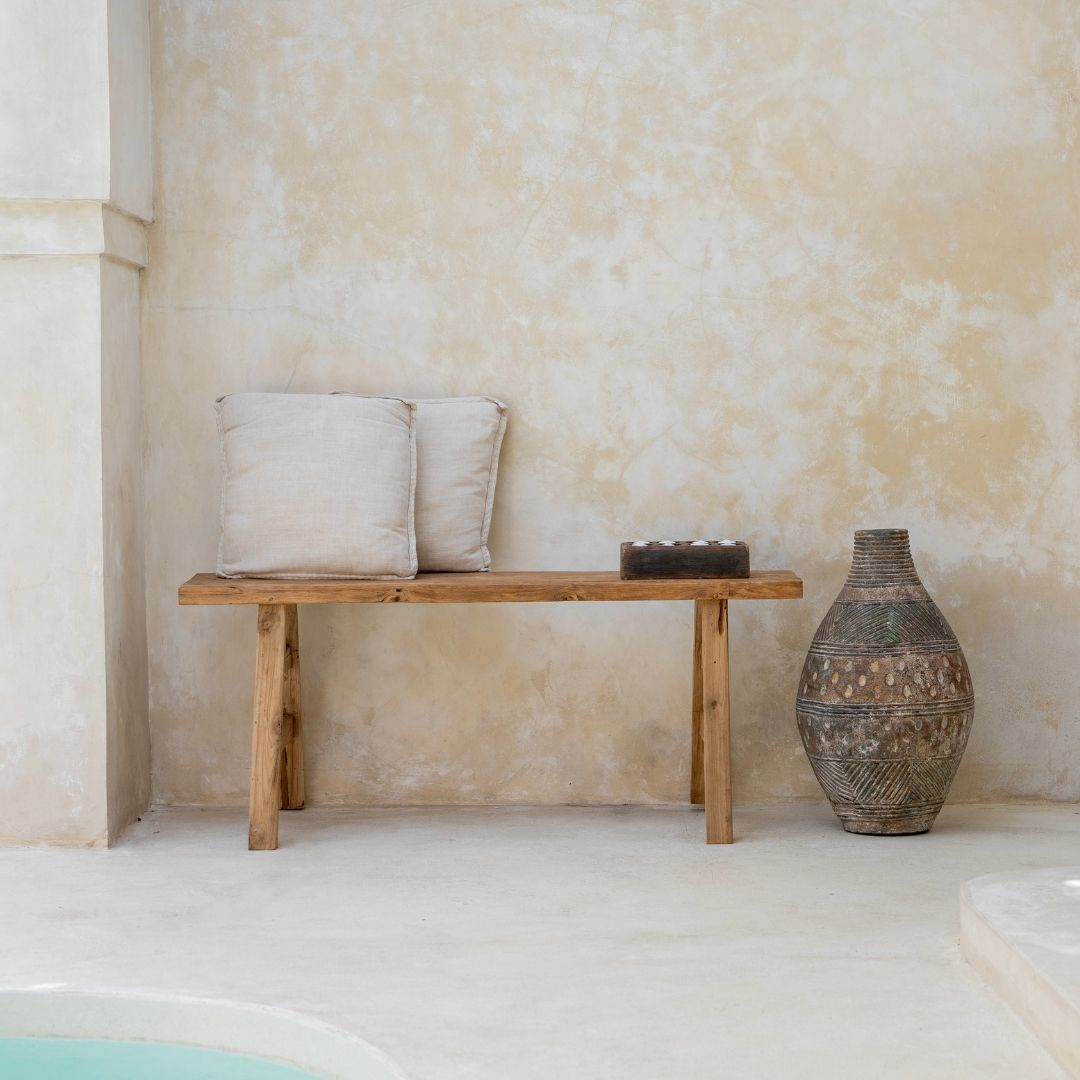Rustic Wooden Bench - Natural PRESALE - BHM HomeStools and Benches