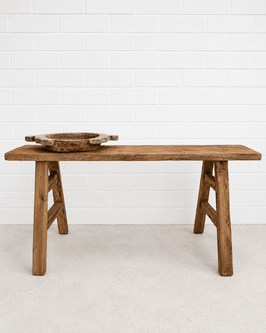 Rustic Wooden Bench Style 3 - BHM HomeStools and Benches