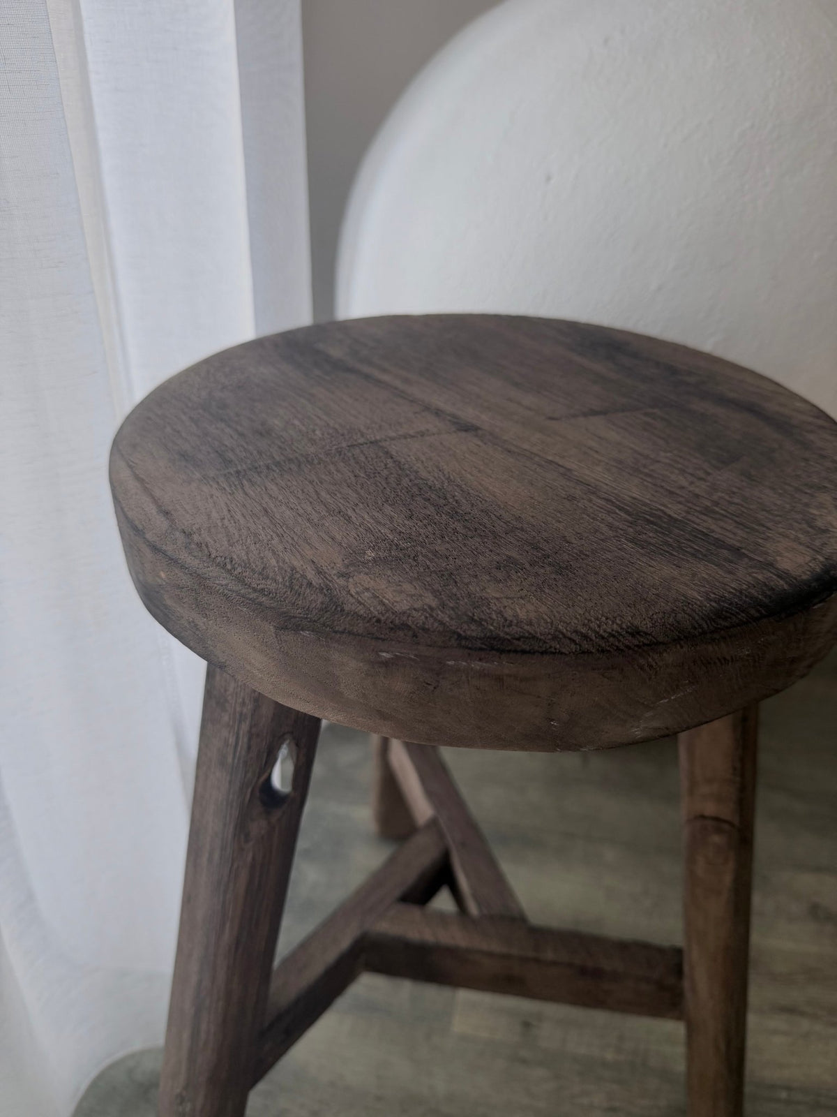 Stool | Charred Brown - BHM HomeStools and Benches