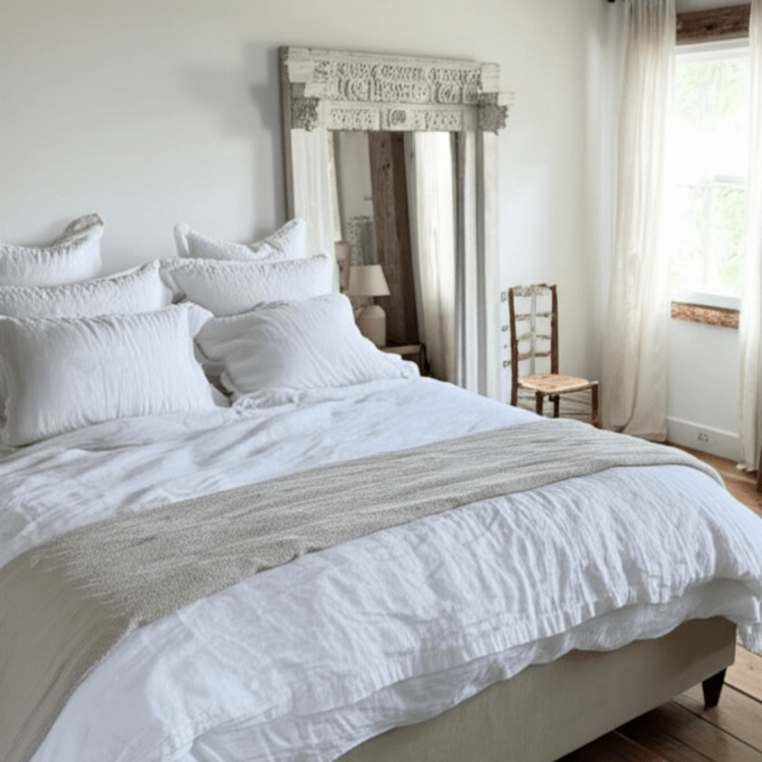 Sundar Mirror Whitewash - BHM HomeMirrors and Doors