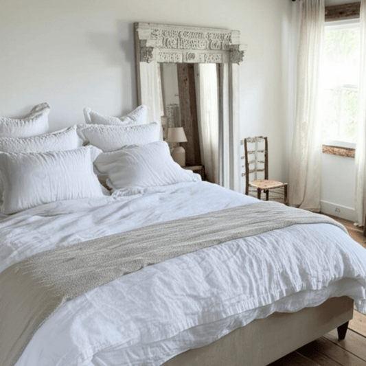 Sundar Mirror Whitewash - BHM HomeMirrors and Doors