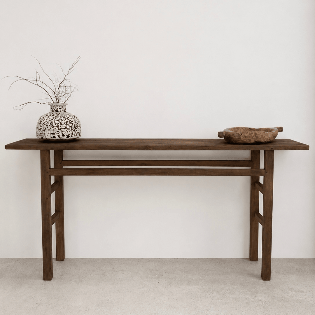 Teak Console | Warm Brown - BHM HomeConsoles