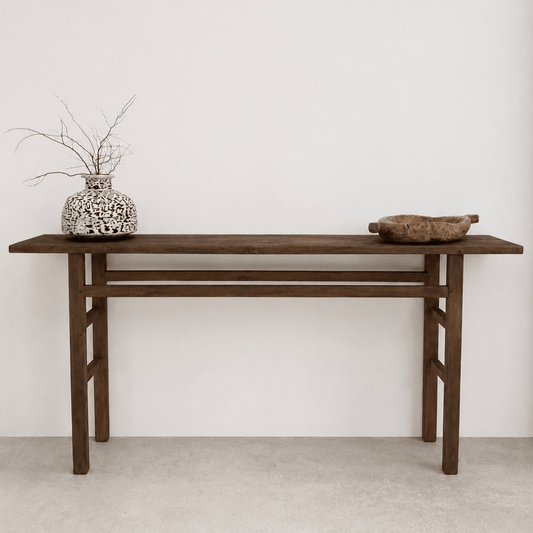Teak Console | Warm Brown - BHM HomeConsoles