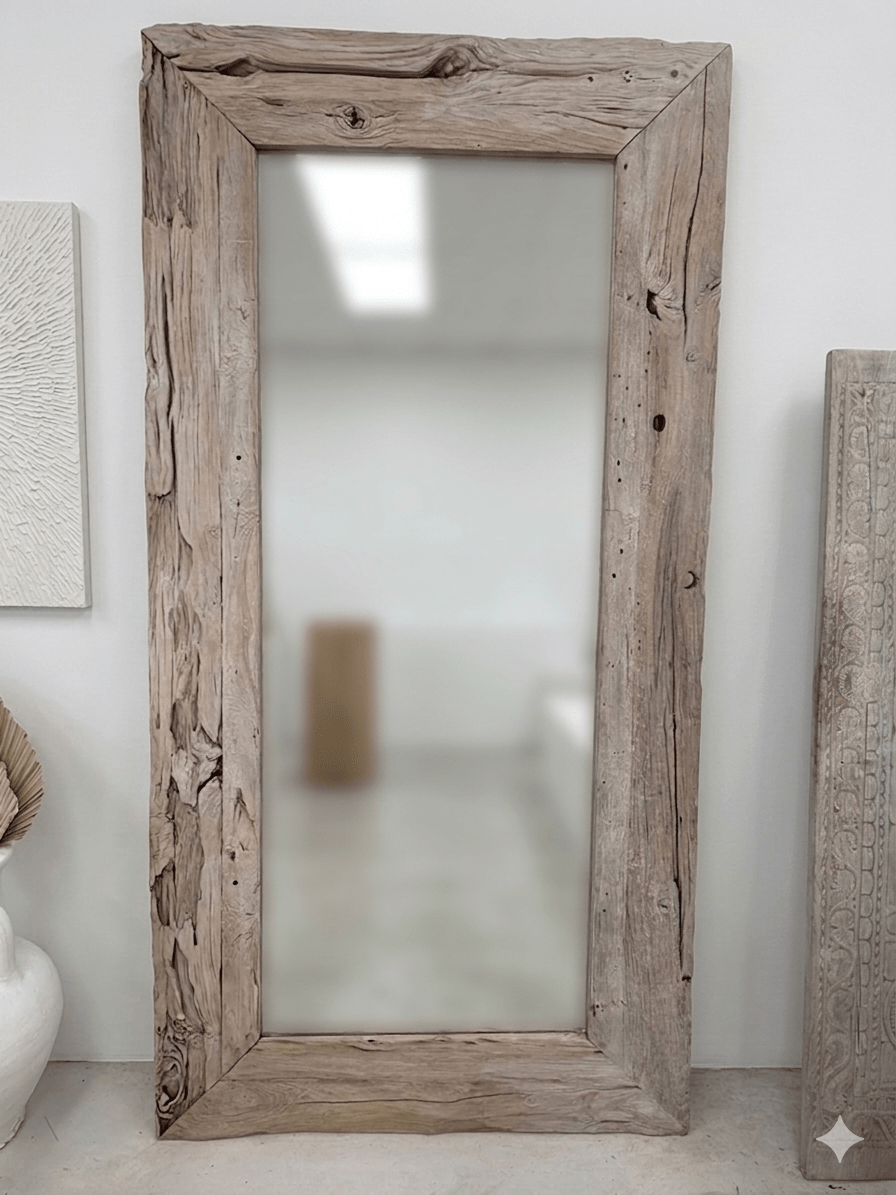 Teak Mirror | Style 4 - BHM HomeMirrors and Doors
