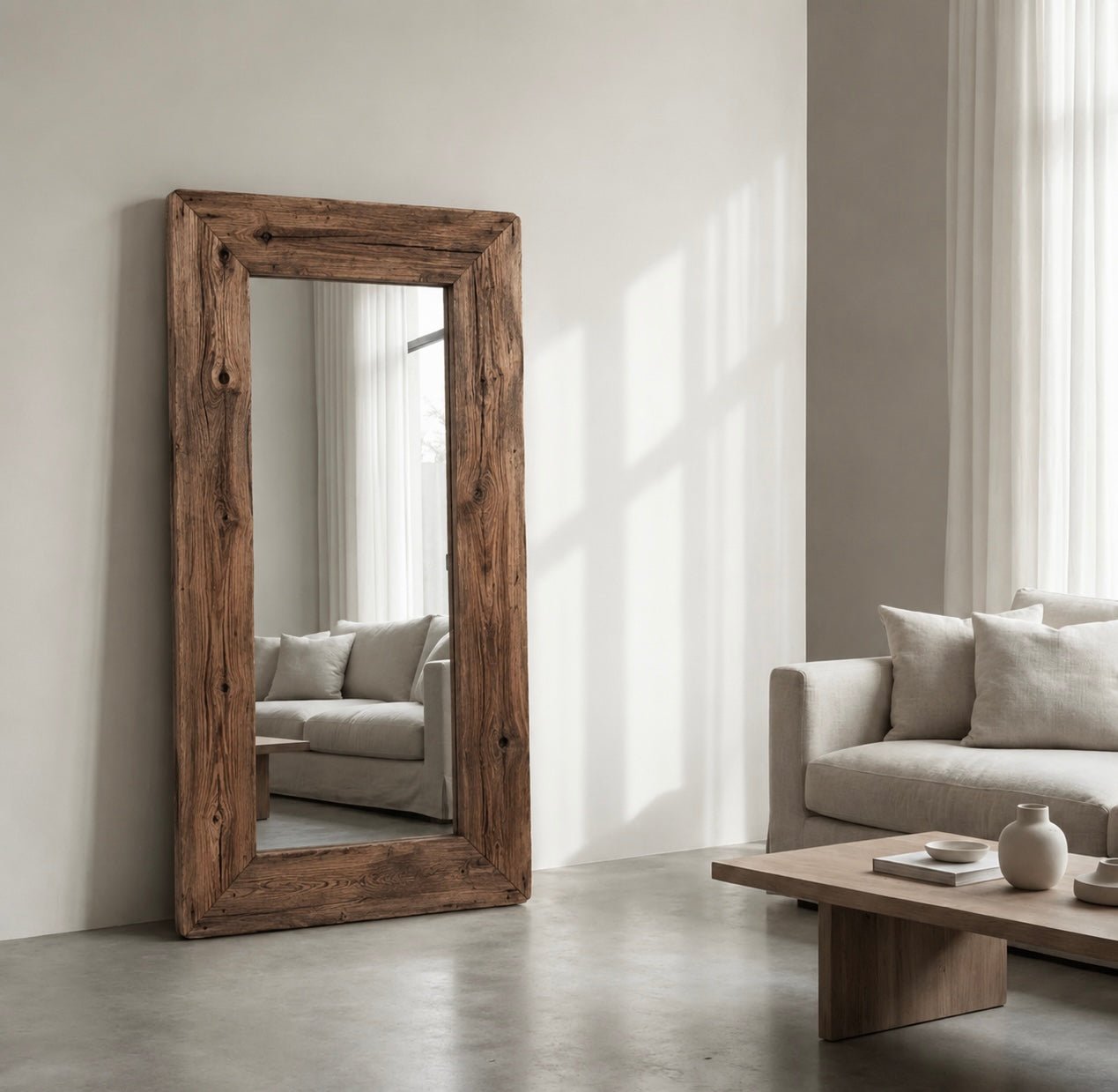 Teak Mirror | Warm Brown - BHM HomeMirrors and Doors