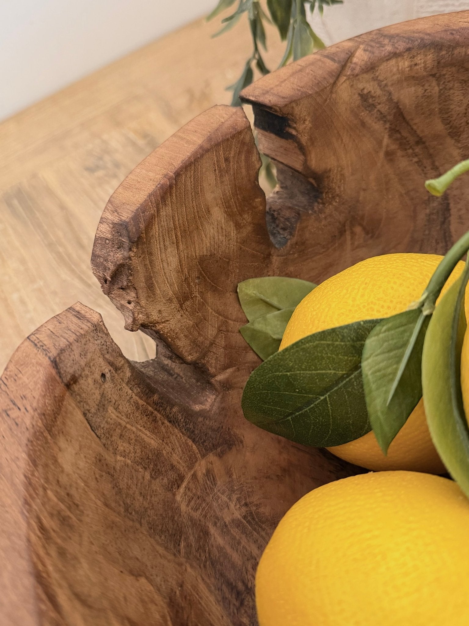 Teak Root Bowl - BHM HomeBoards Bowls and Trays