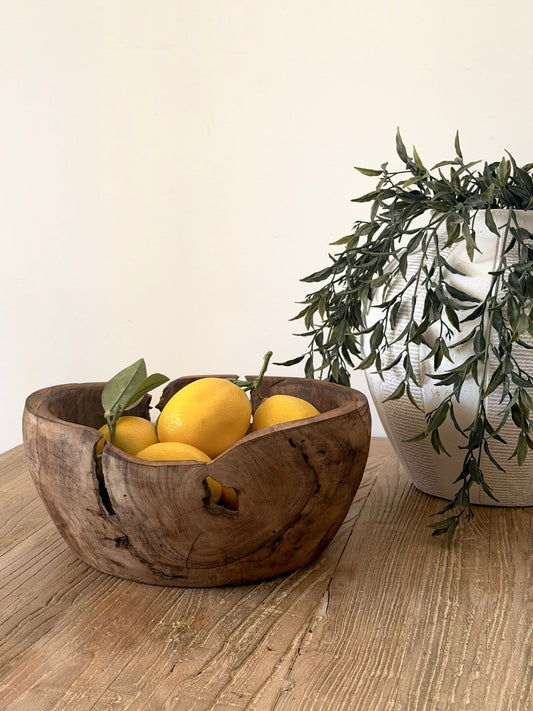 Teak Root Bowl - BHM HomeBoards Bowls and Trays