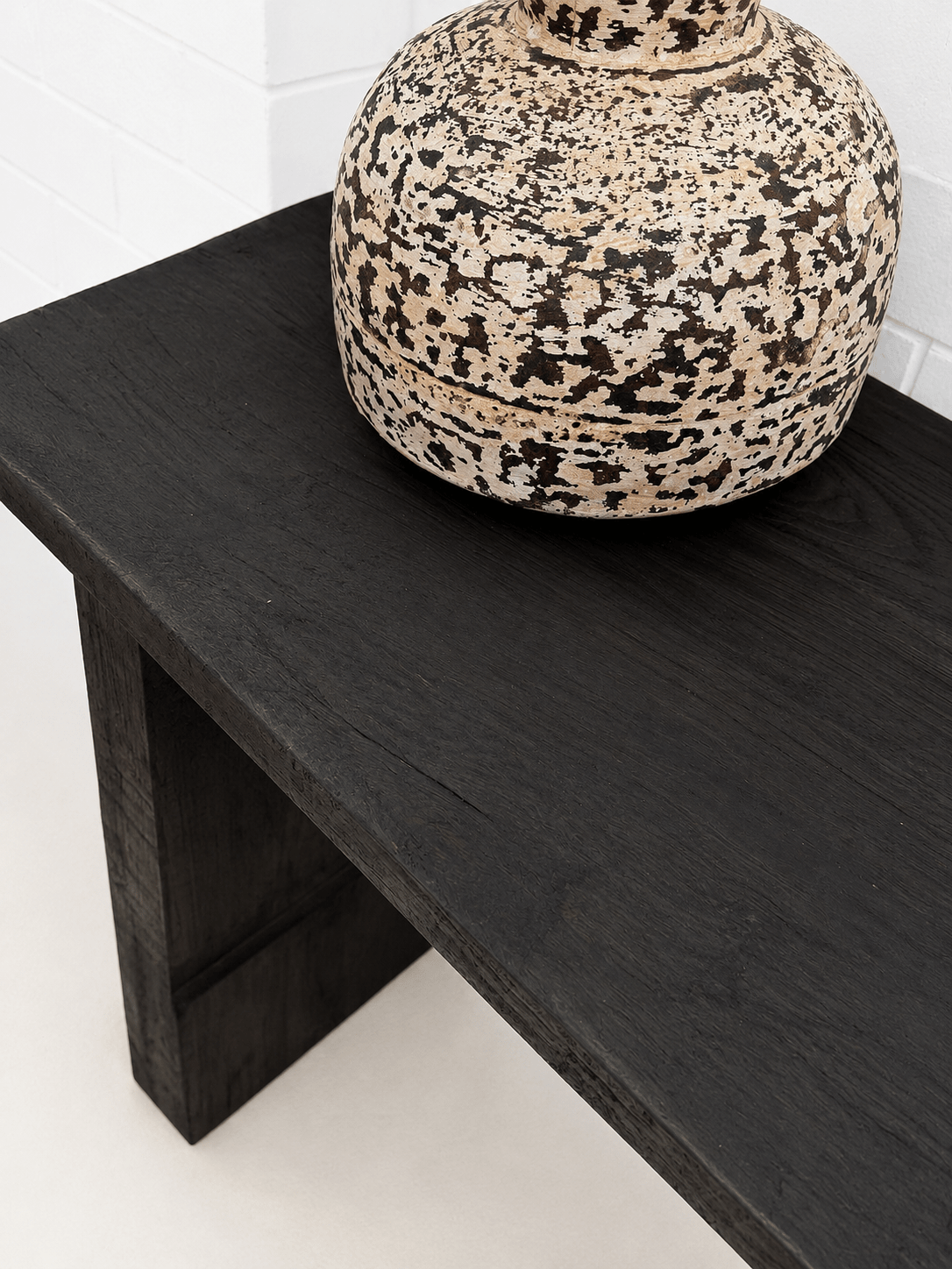 Teak Wooden Console - Japan Black - BHM HomeConsoles