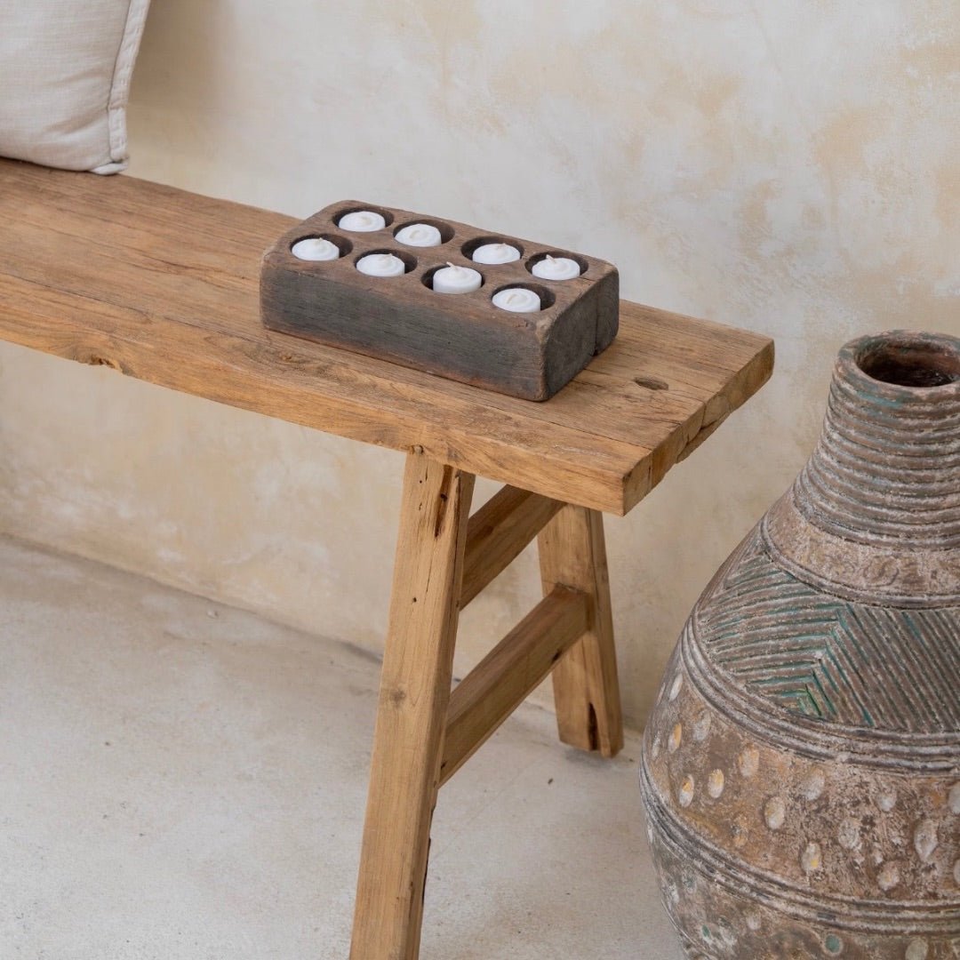 Tealight Wooden Box 8 - BHM HomeBoards Bowls and Trays