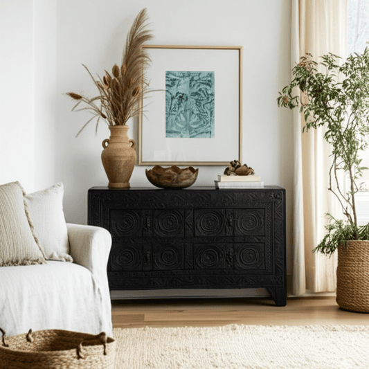 Vintage Almirah With Draws - BHM HomeConsoles