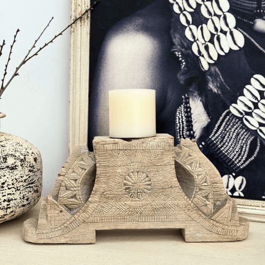 Vintage Candle Holder - BHM HomeCandles