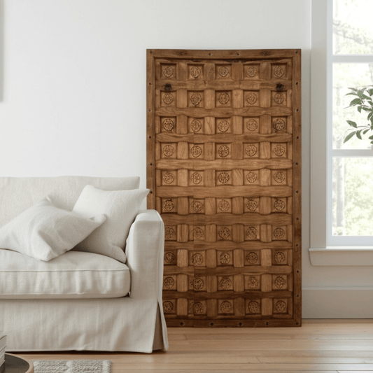 Vintage Carved Bedhead - BHM HomeConsoles