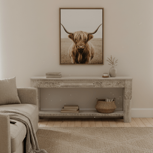 Vintage Column Wooden Console - BHM HomeConsoles