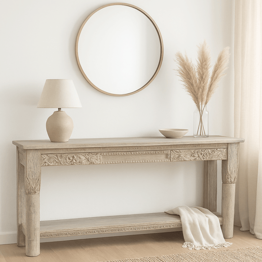 Vintage Column Wooden Console | PRESALE - BHM HomeConsoles