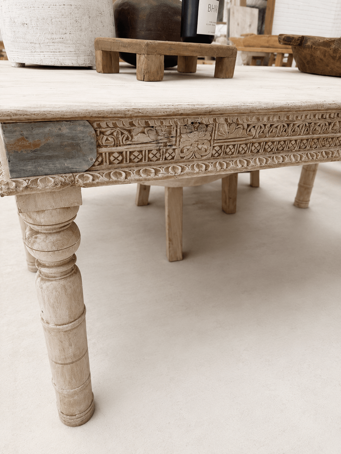 Vintage Indian Table - BHM HomeConsoles