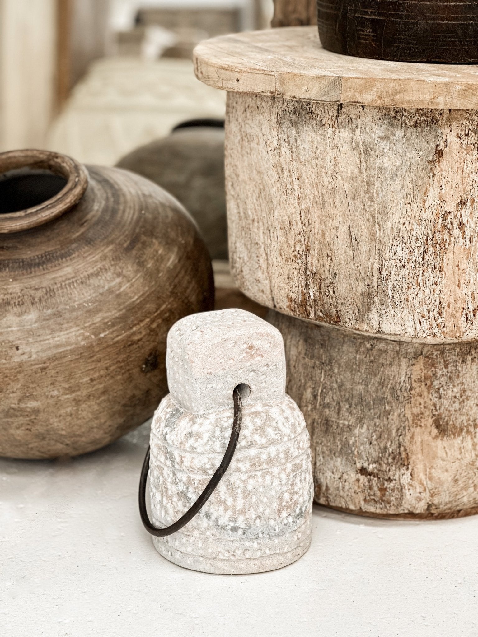 Vintage Stone Door Stop - BHM Home
