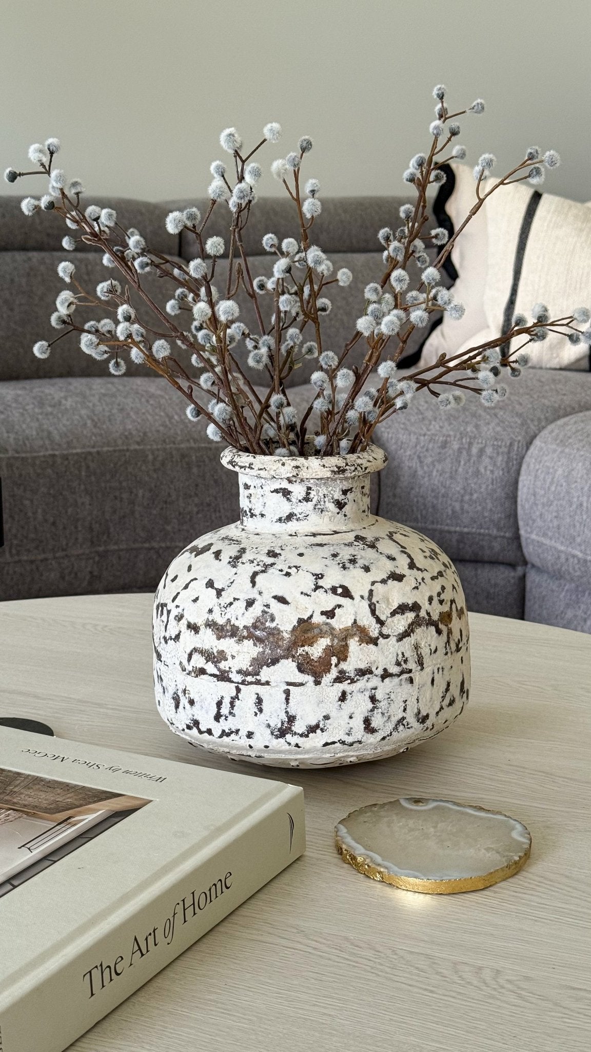 Vintage Vessel Whitewash - BHM HomePots and Vases