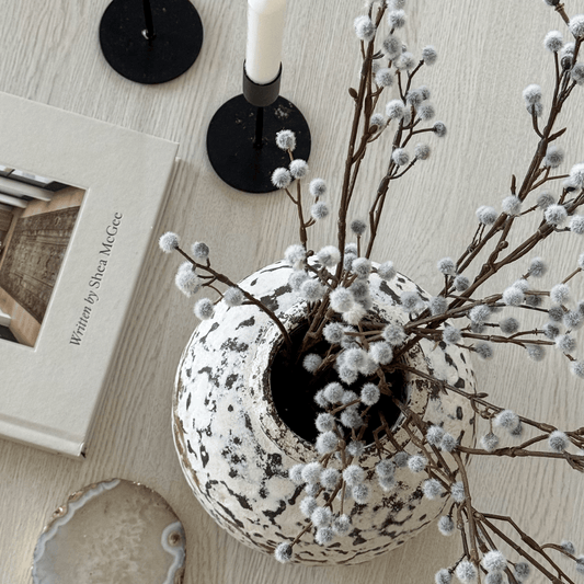 Vintage Vessel Whitewash - BHM HomePots and Vases