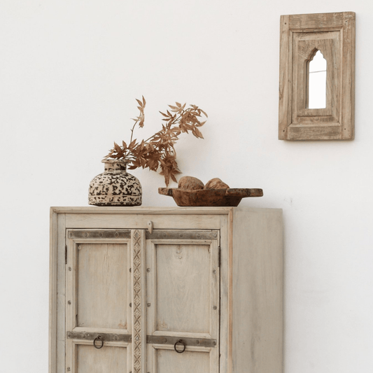 Vintage Wooden Mirror - BHM Home