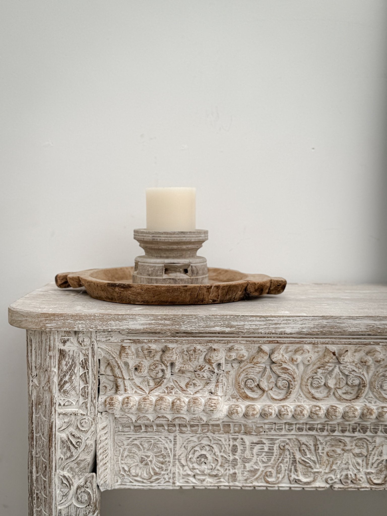 Vintage Wooden Plate - BHM HomeBoards Bowls and Trays