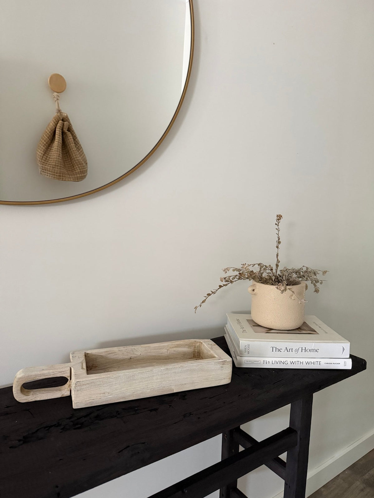 Vintage Wooden Tray | Bleach - BHM HomeBoards Bowls and Trays