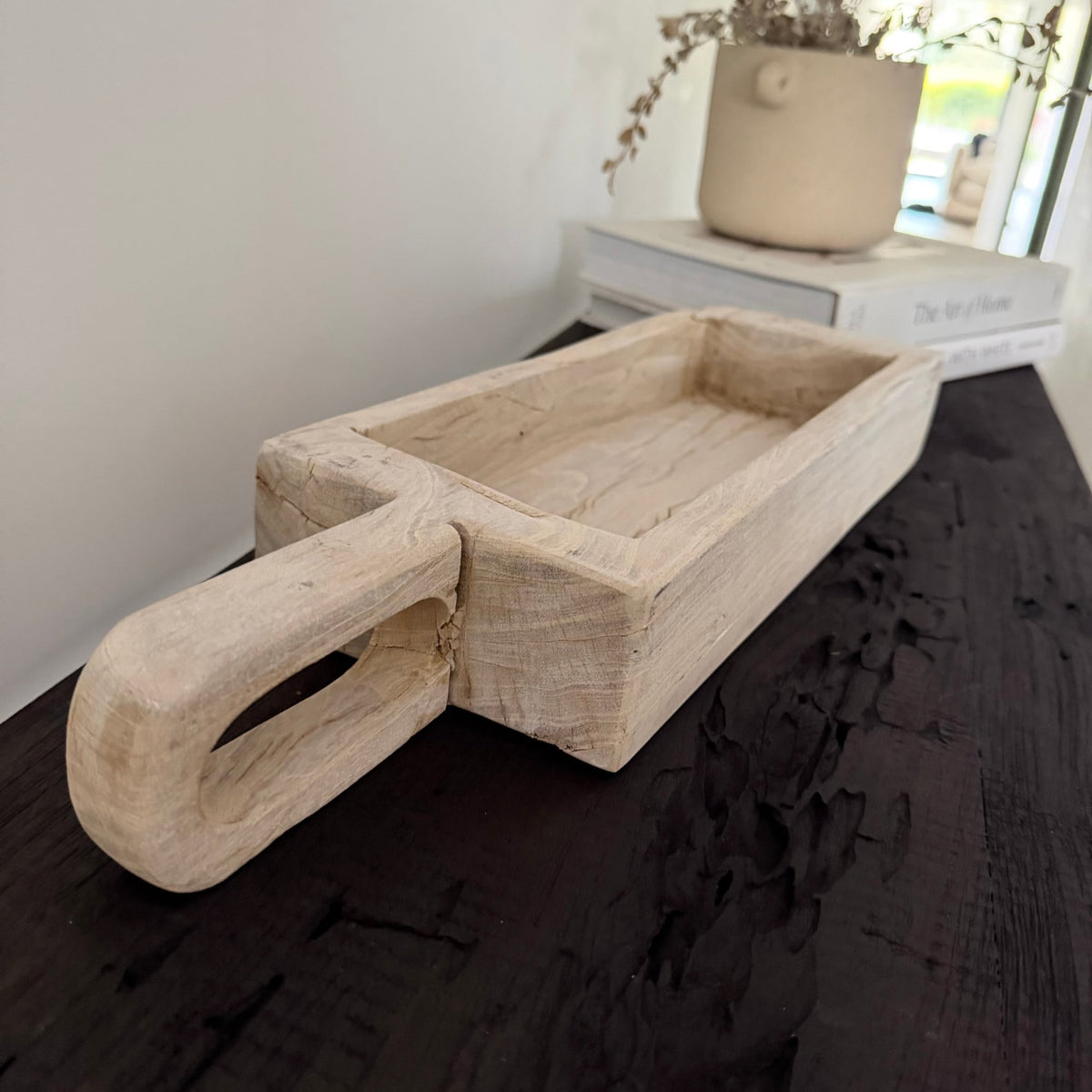 Vintage Wooden Tray | Bleach - BHM HomeBoards Bowls and Trays