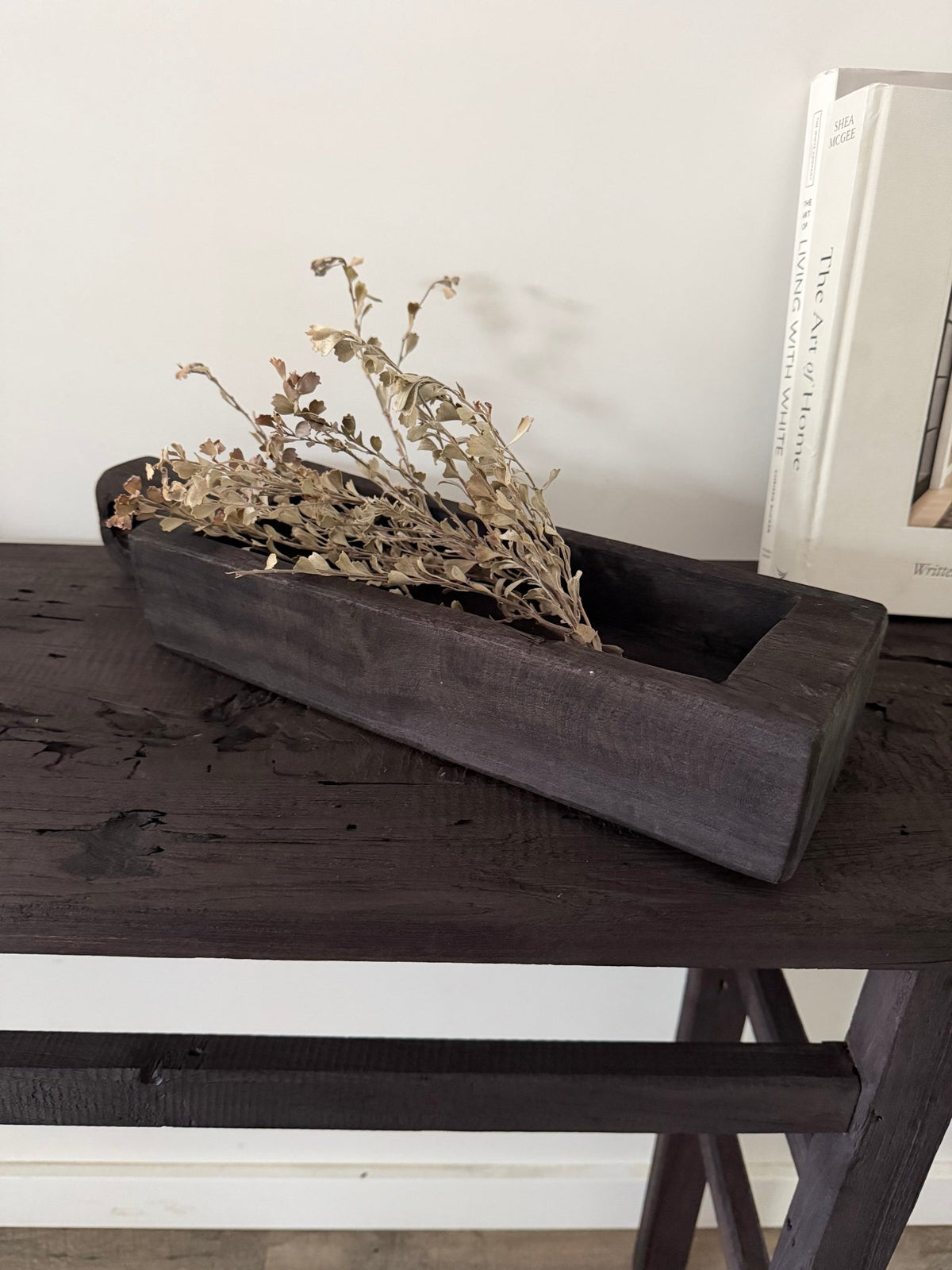 Vintage Wooden Tray | Japan Black - BHM HomeBoards Bowls and Trays