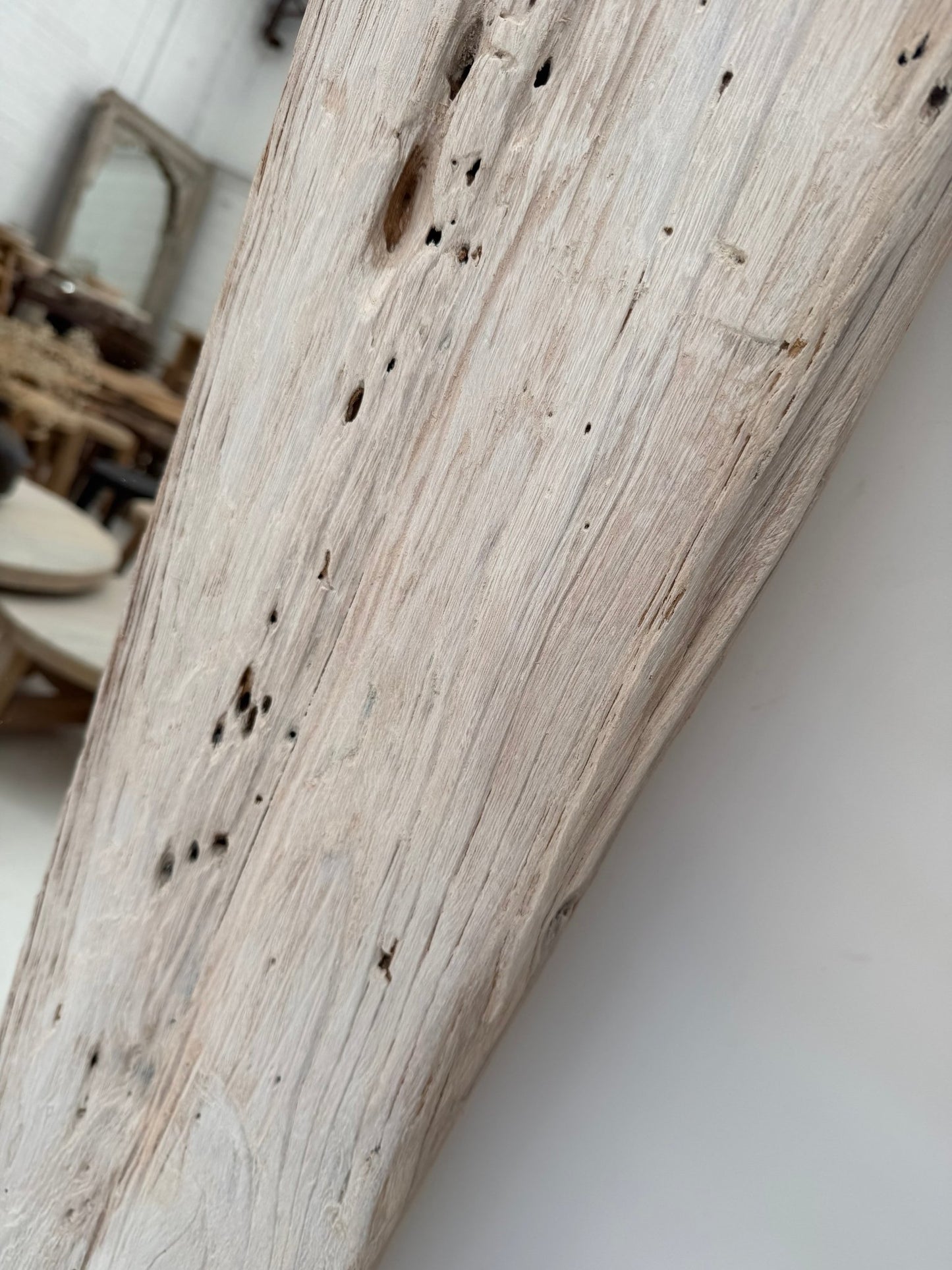 Whitewash Teak Mirror | Style 1 - BHM HomeMirrors and Doors