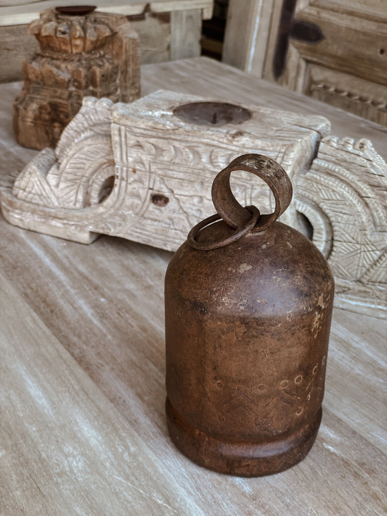 Antique Elephant Bell - Medium